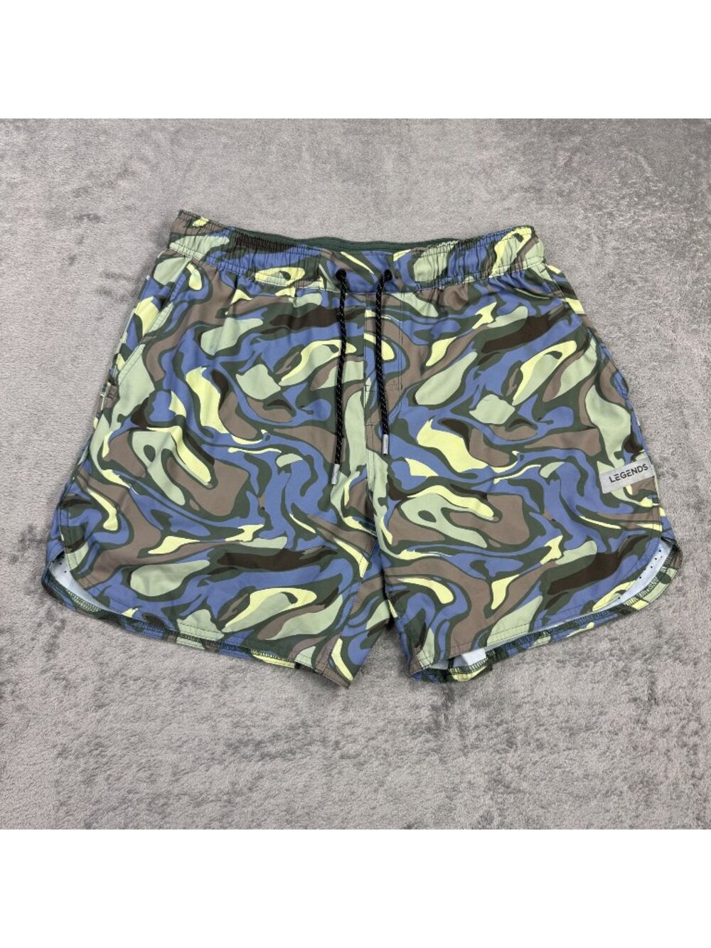 Legends Luka Shorts Mens L Camouflage Running Gym Performance Lined Training